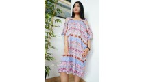 bali batik hand printing fabric women dress handmade fashion